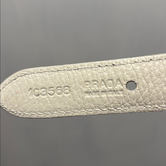 PRADA woven leather belt main image 8
